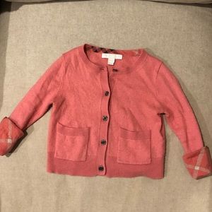 Burberry Cashmere Cardigan 2Y